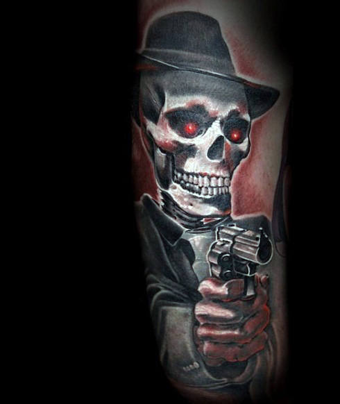 tatuagem pistola 55