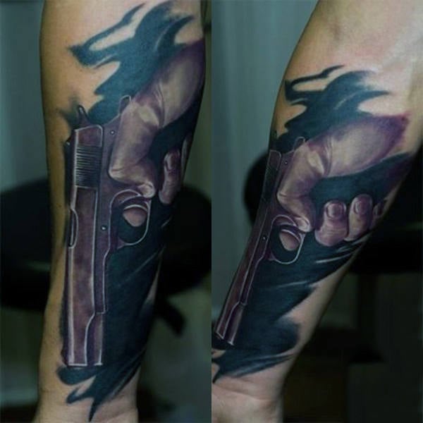 tatuagem pistola 79