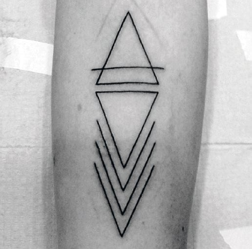 tatuagem triangulo 64