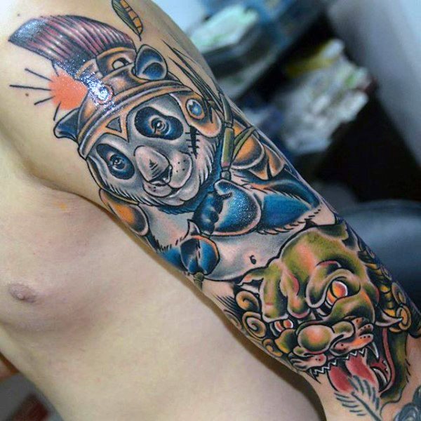 tatuagem urso panda 109