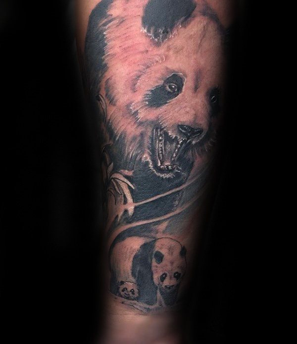 tatuagem urso panda 119