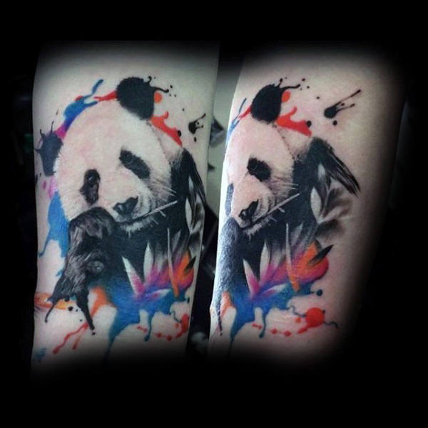 tatuagem urso panda 121