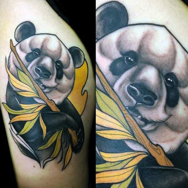 tatuagem urso panda 131