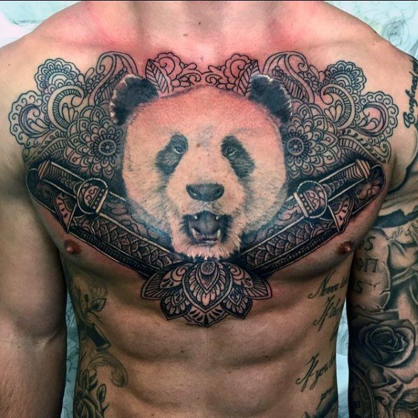 tatuagem urso panda 141