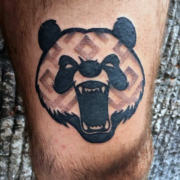 tatuagem urso panda 145