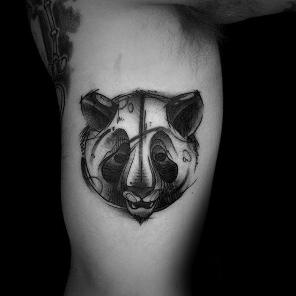 tatuagem urso panda 161