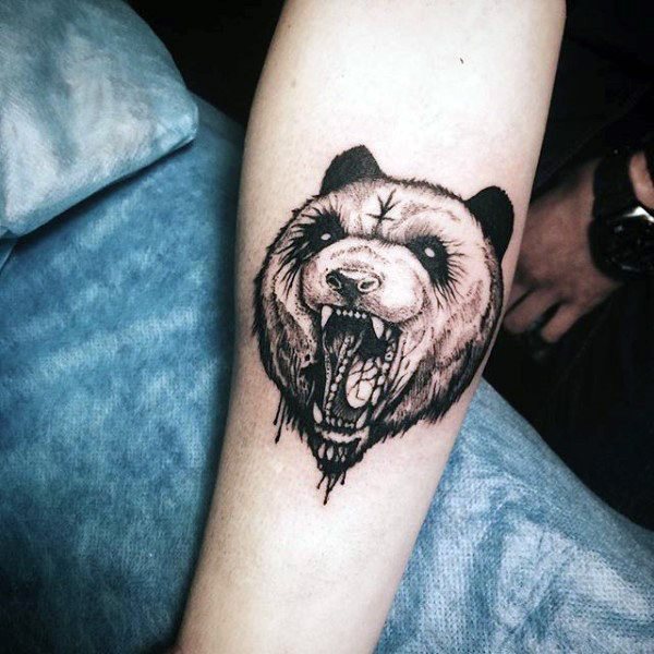 tatuagem urso panda 173