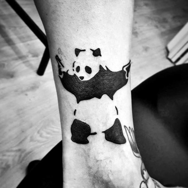 tatuagem urso panda 175