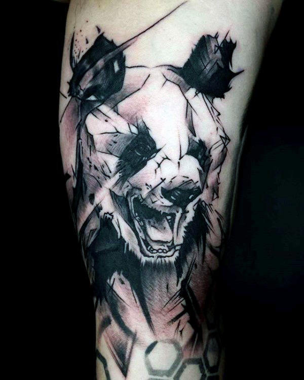 tatuagem urso panda 191