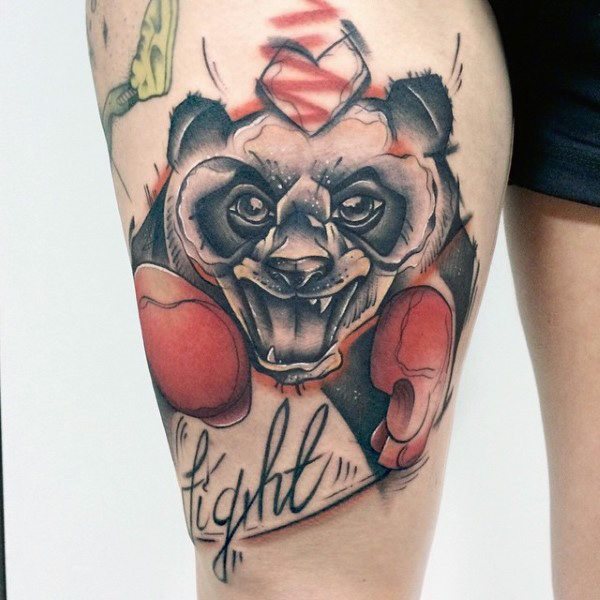 tatuagem urso panda 39