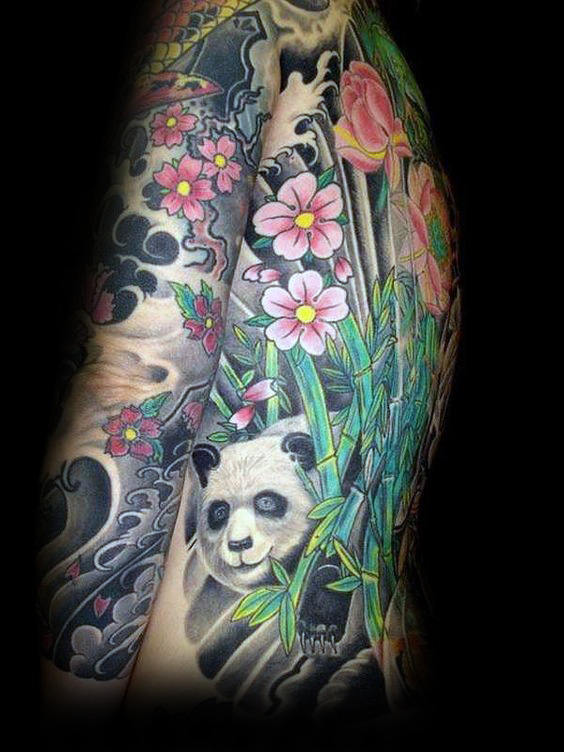 tatuagem urso panda 41