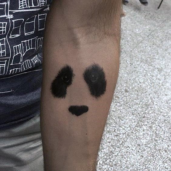 tatuagem urso panda 47