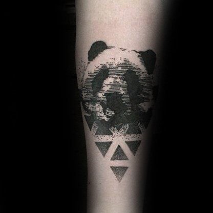 tatuagem urso panda 53