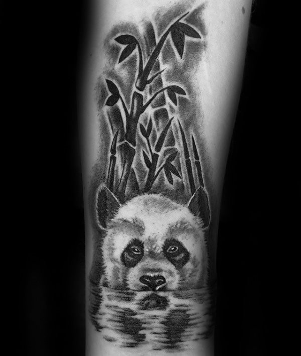 tatuagem urso panda 61