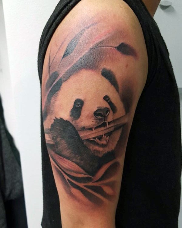 tatuagem urso panda 63