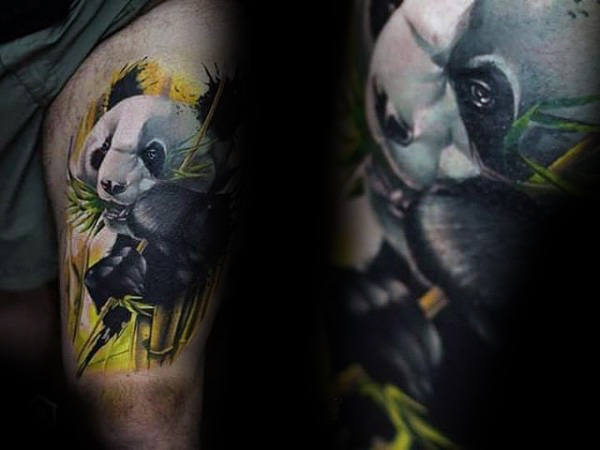 tatuagem urso panda 65