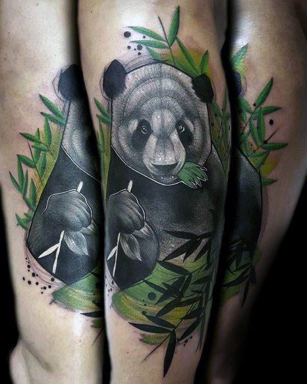 tatuagem urso panda 89