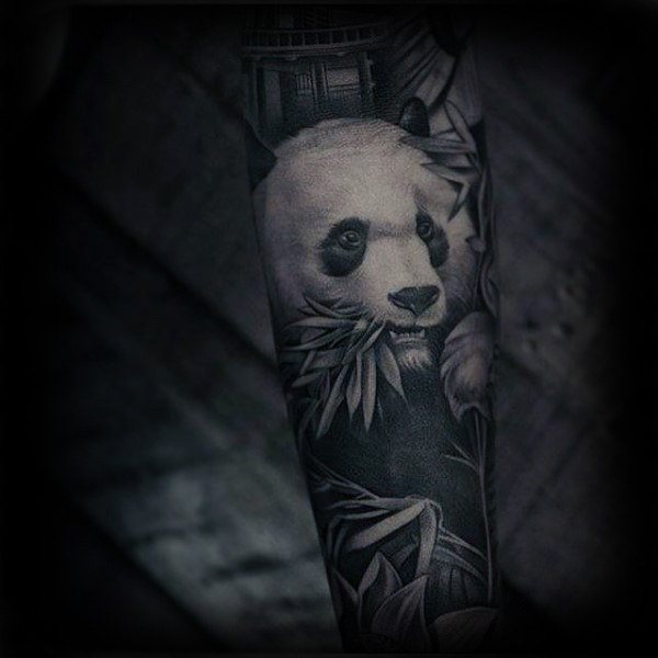 tatuagem urso panda 93