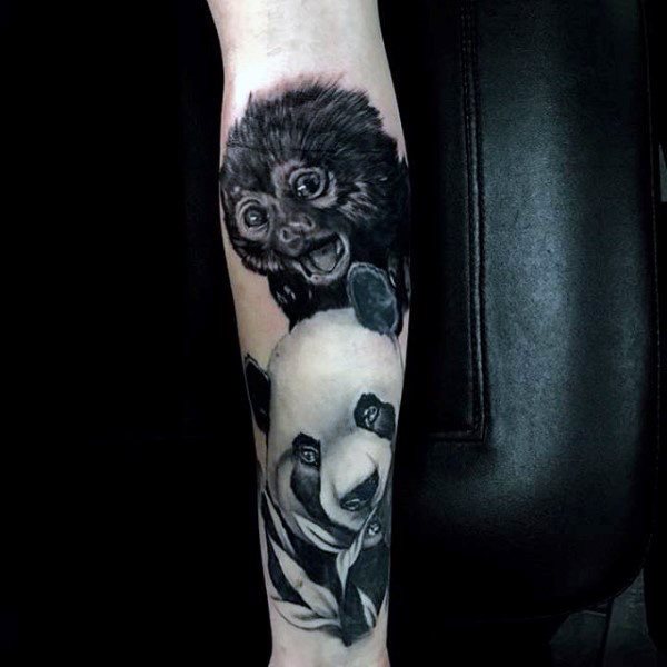 tatuagem urso panda 99