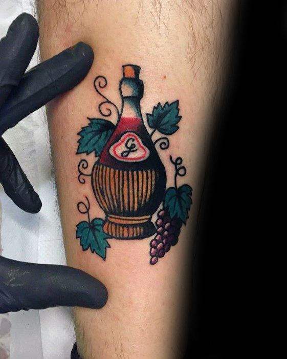 tatuagem vinho 122