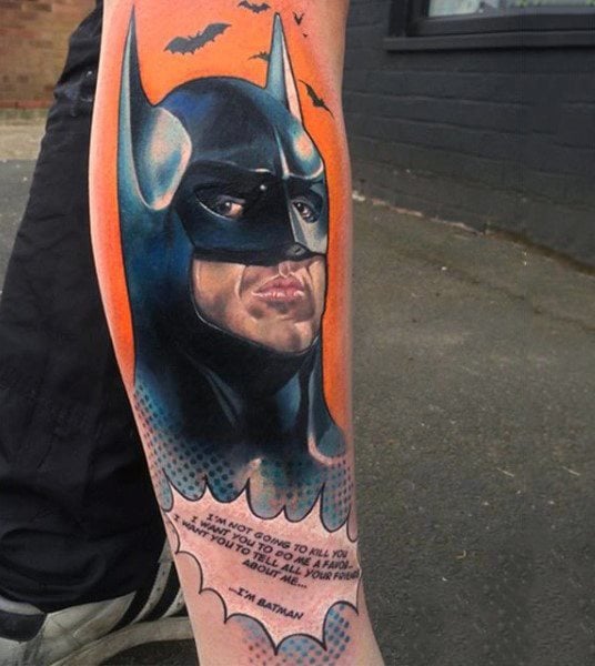 tatuagem batman 125