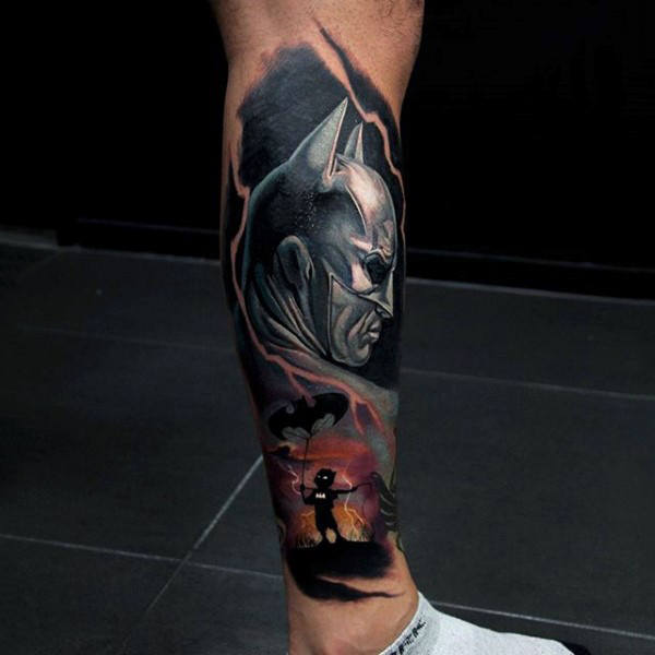 tatuagem batman 175