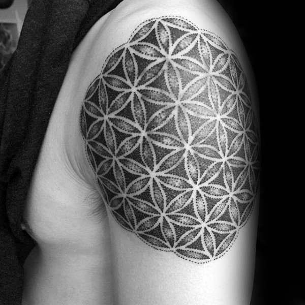tatuagem flor da vida 65