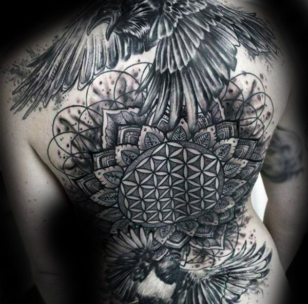 tatuagem flor da vida 95