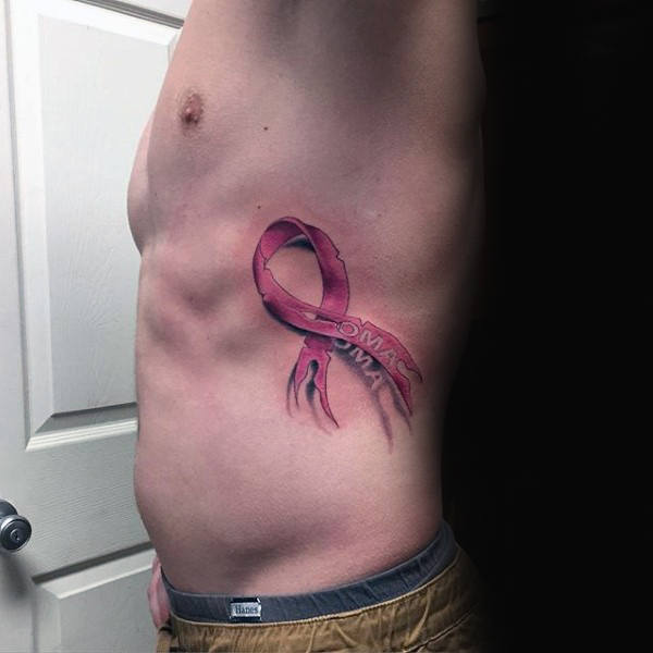 tatuagem laco contra o cancer 115
