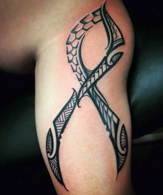tatuagem laco contra o cancer 25