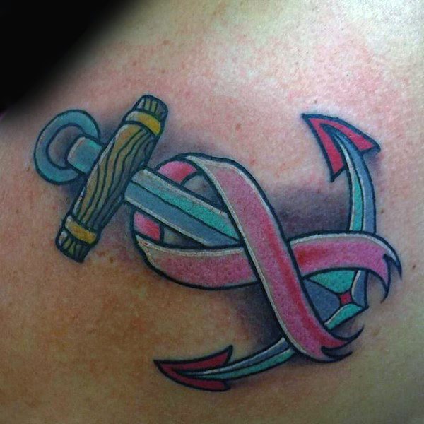tatuagem laco contra o cancer 31