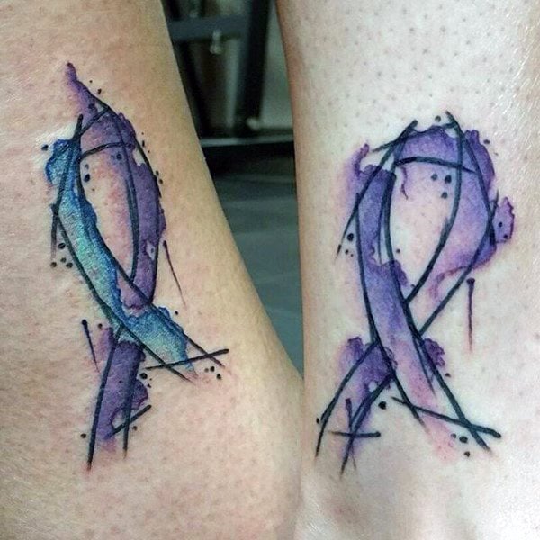 tatuagem laco contra o cancer 57