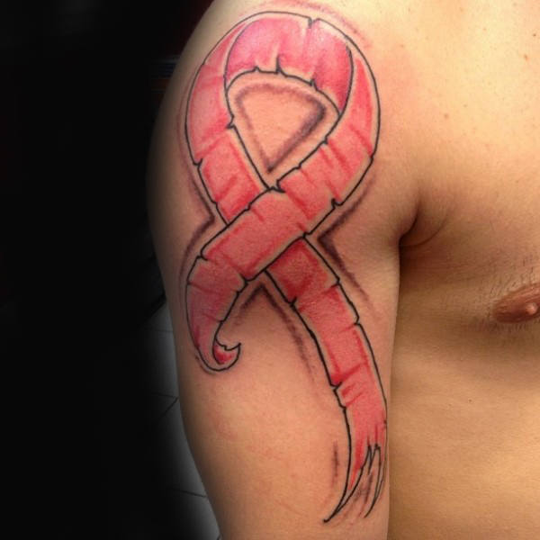 tatuagem laco contra o cancer 63