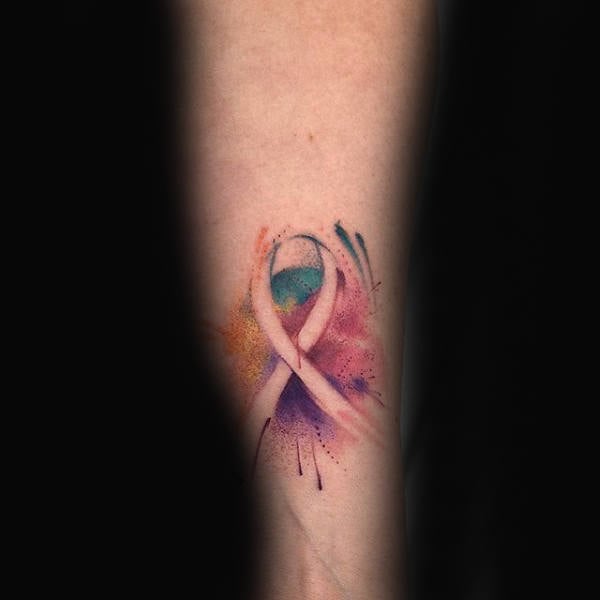 tatuagem laco contra o cancer 81