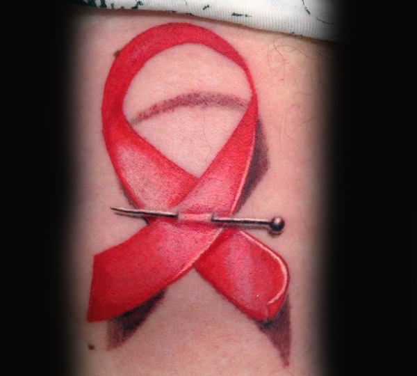 tatuagem laco contra o cancer 91