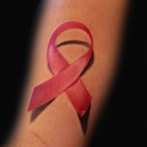 tatuagem laco contra o cancer 99