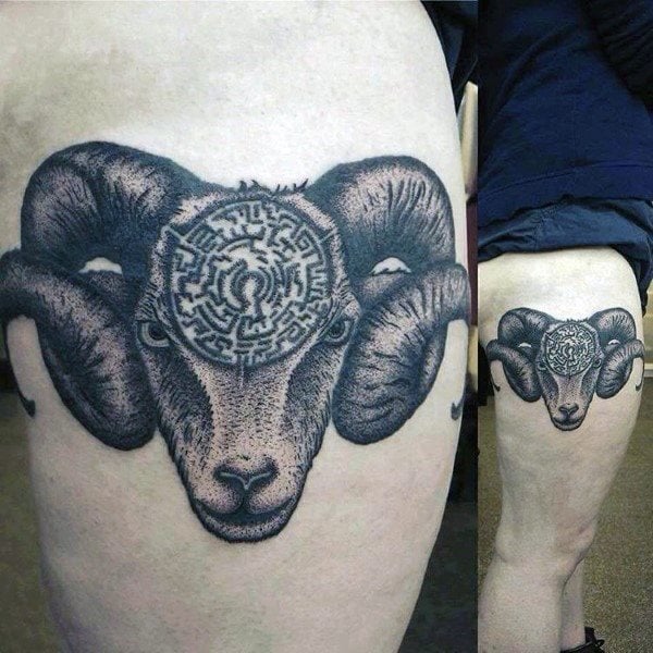 tatuagem signo carneiro 47