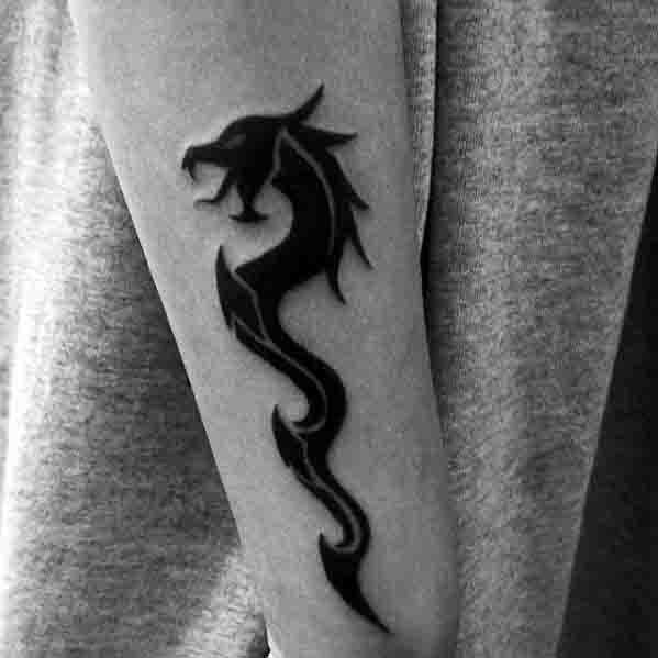 tatuagem dragao 666