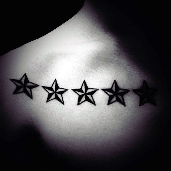 150 Tatuagens de estrelas (com o significado)