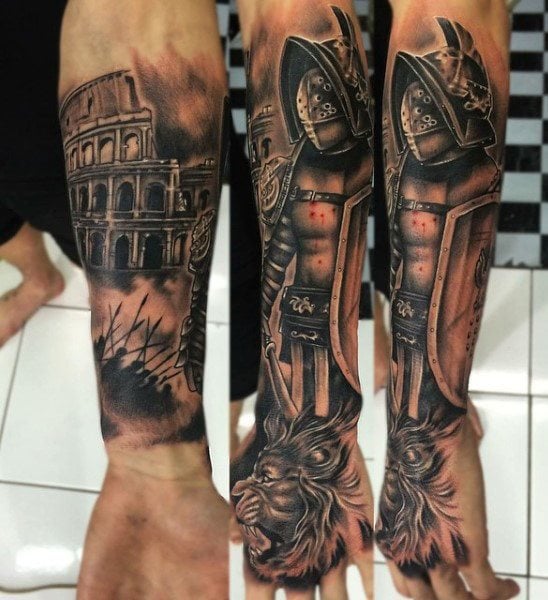 tatuagem gladiador 112