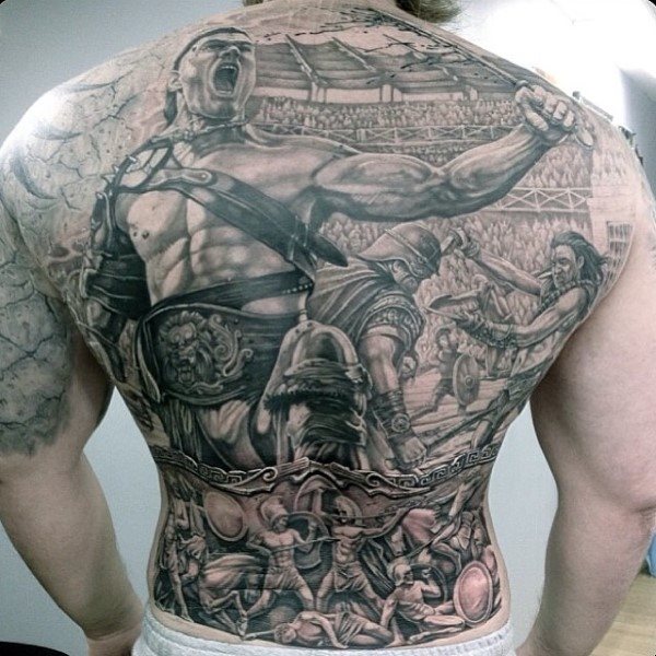 tatuagem gladiador 37