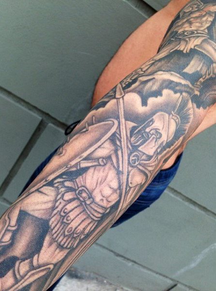 tatuagem gladiador 58