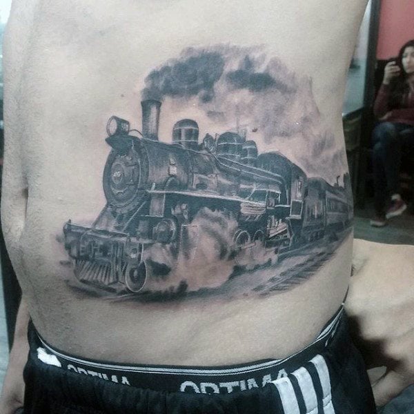 tatuagem trem 106