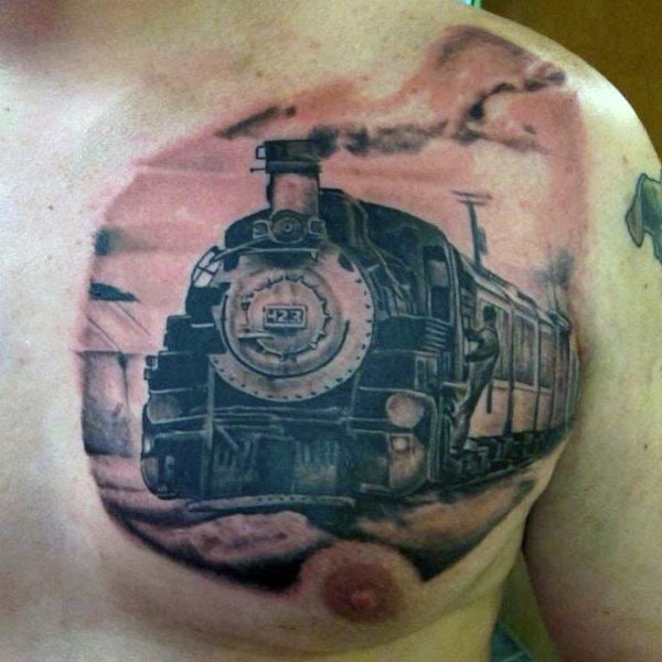 tatuagem trem 175