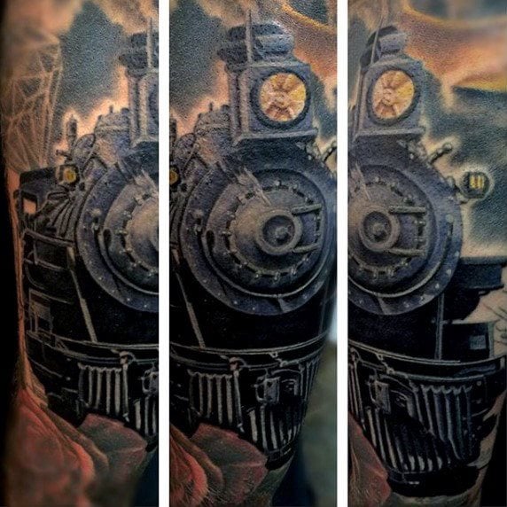 tatuagem trem 193