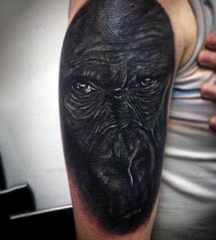 tatuagem macaco 118