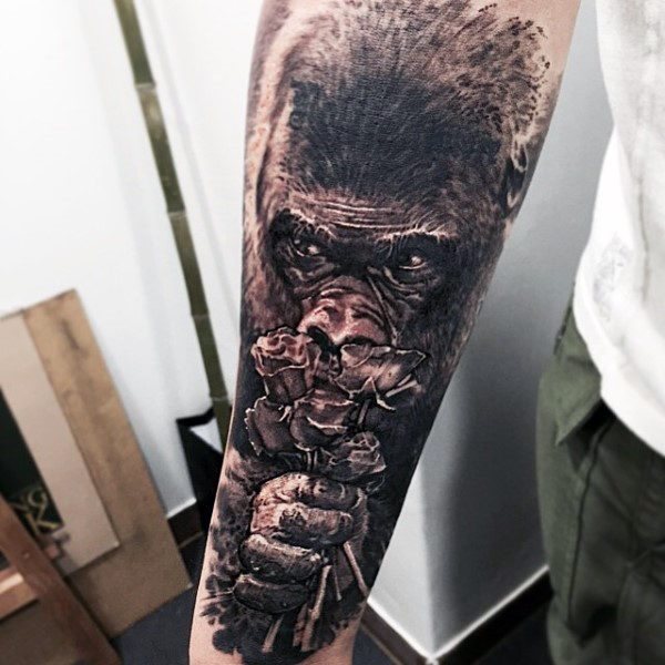 tatuagem macaco 154