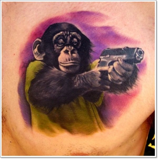 tatuagem macaco 306