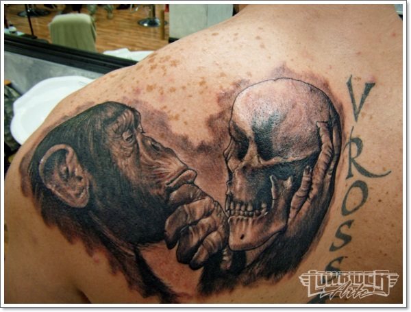 tatuagem macaco 346