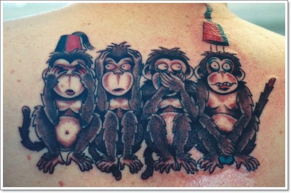 tatuagem macaco 354